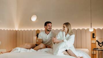 Luxe beddengoed, donsdekens, Select Comfort-bedden