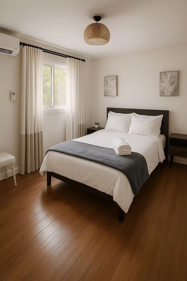 2 bedrooms, iron/ironing board, free WiFi, bed sheets