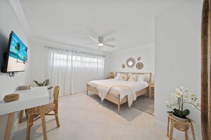 4 bedrooms, iron/ironing board, travel crib, free WiFi