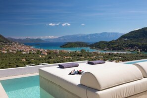 Villa, 4 Bedrooms, Private Pool, Sea View | Private pool - Pothos Villas (Lefkada)