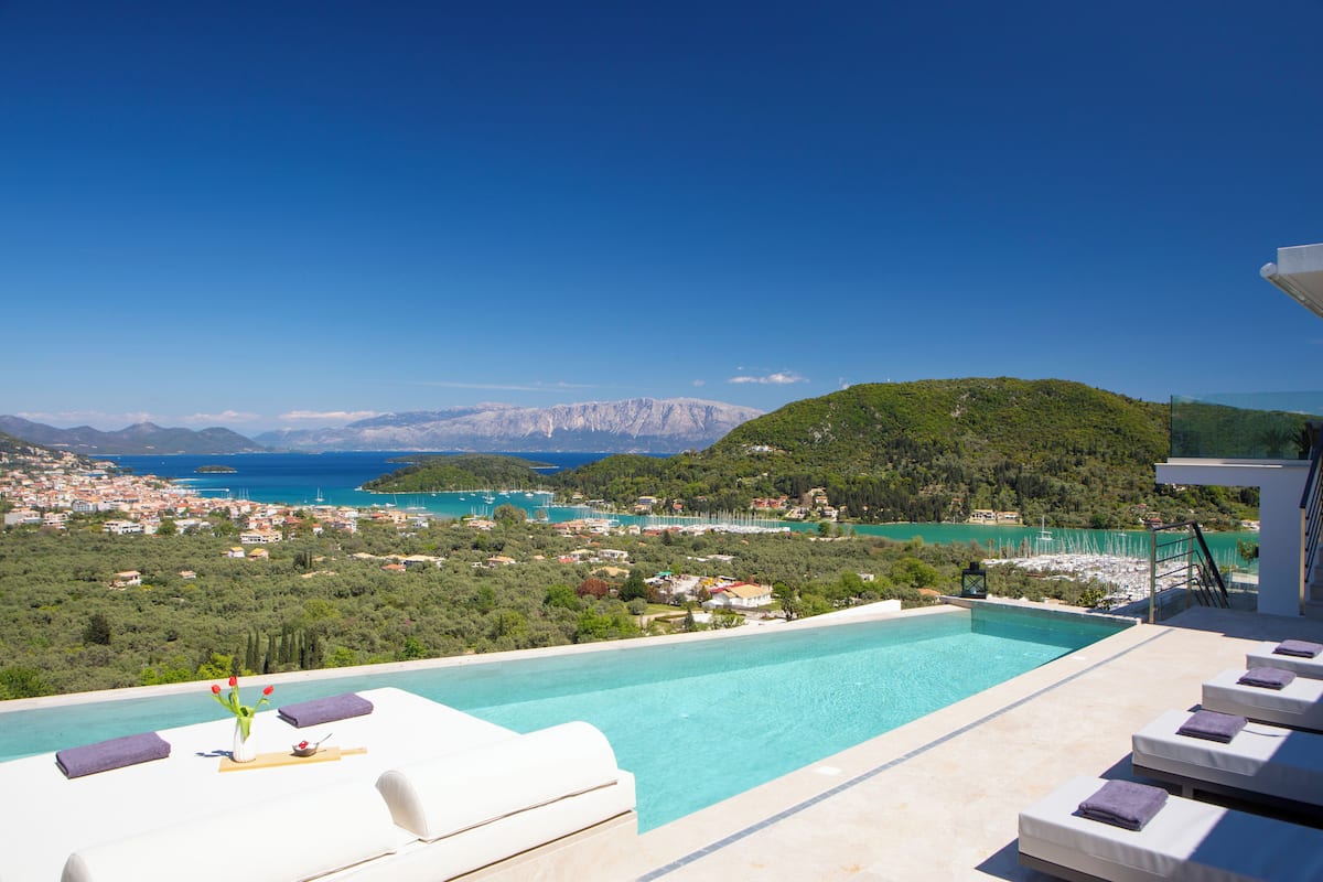 Villa, 4 slaapkamers, privézwembad, uitzicht op zee | Privézwembad