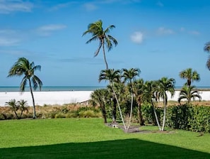 Sun loungers, beach towels