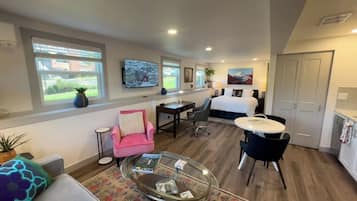 Desk, iron/ironing board, free WiFi, bed sheets