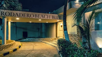 Overnatningsstedets facade