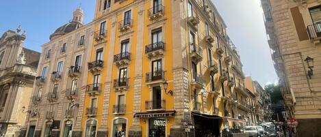 Fassade der Unterkunft