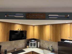 Microwave, stovetop, dishwasher