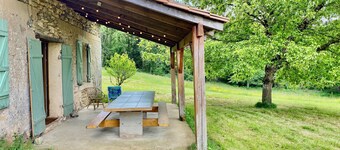 Large Family Home Private Saltwater Pool, Garden and Forest,Dordogne Countryside
