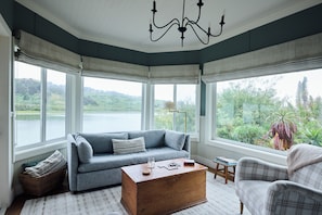 Deluxe Suite, Balcony, River View | Blackout drapes, iron/ironing board, free WiFi, bed sheets