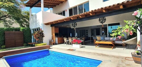 Beautiful and exclusive home in La Reserva in Ajijic. Heated swimming pool