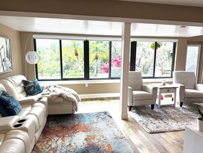 TV connectée, cheminée