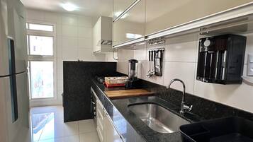 Căn hộ Deluxe, quang cảnh thành phố | Bếp riêng