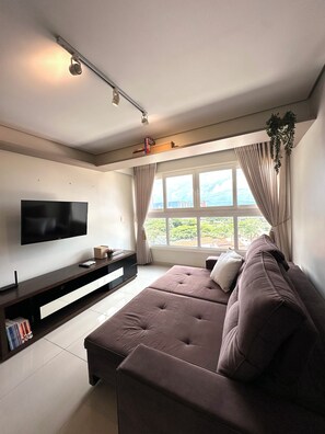 Staduitzicht vanuit accommodatie