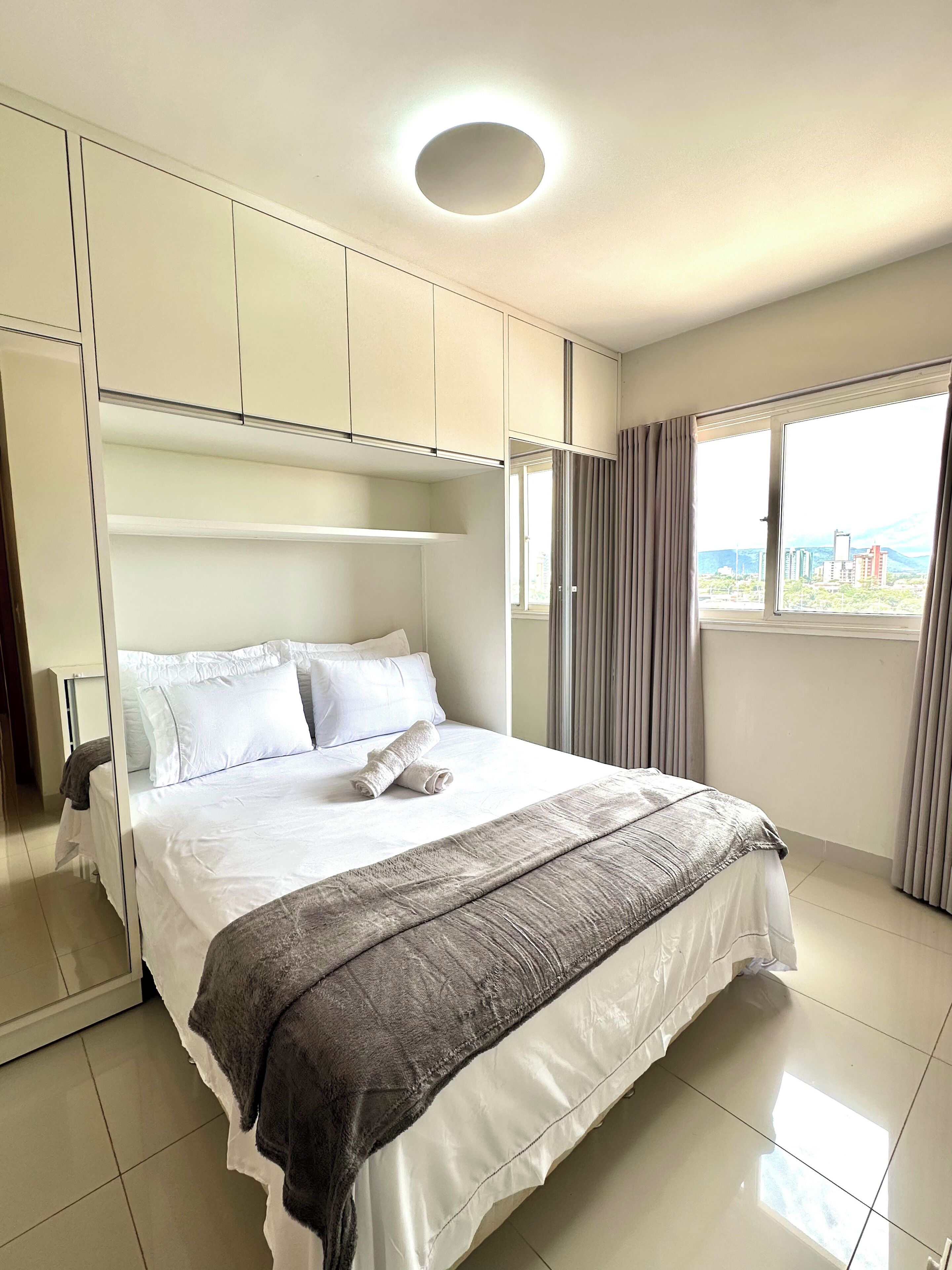 Deluxe Apartment, City View | 2 bedrooms, blackout curtains, iron/ironing board, free WiFi