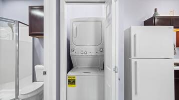 Towels, soap, toilet paper