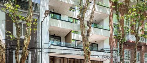 Voorkant van accommodatie