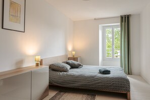 2 habitaciones, wifi gratis y ropa de cama 