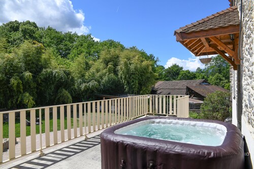 Holiday Home 'Le Moulin De Bayard' with Mountain View, Private Terrace & Wi-Fi