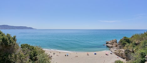 On the beach