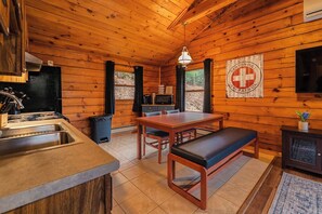 Dining - Denton Go Cabin #4 | Denton Hill State Park (Ulysses)