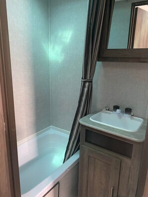 Towels, soap, toilet paper