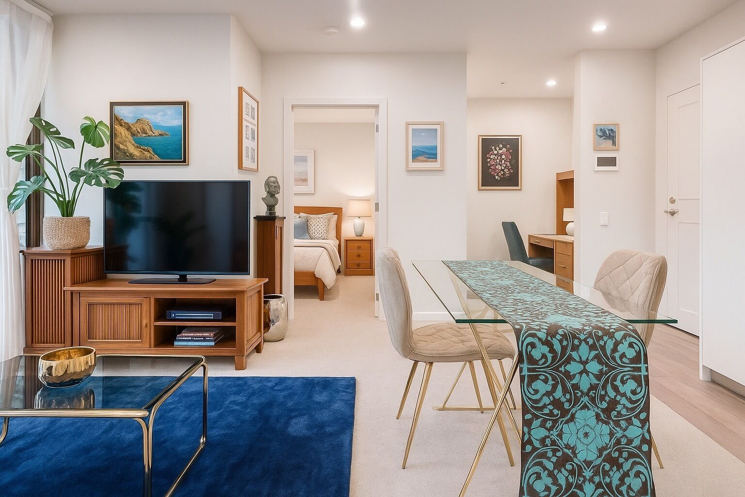 Executive Single Room, 1 Queen Bed, Non Smoking, Garden View | Living area