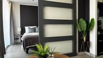 Luxury Apartment, Balcony | Living area