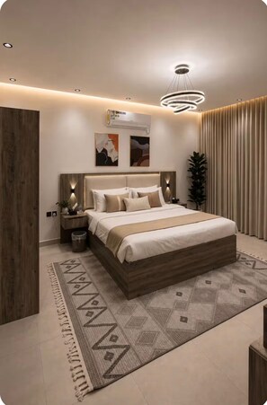 Blackout curtains, soundproofing, iron/ironing board, free WiFi - Comfortable Diamond Apartments (Jeddah)