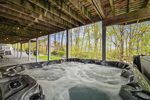 Bain à remous extérieur