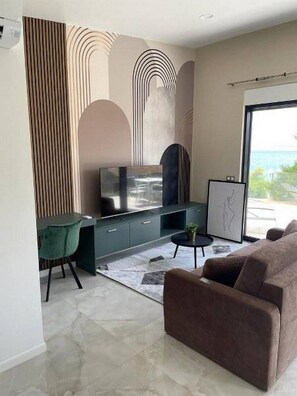 Living room - Charming One-bedroom Apartment in Ugljan (Preko)