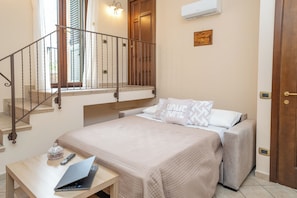2 bedrooms, iron/ironing board, travel crib, WiFi