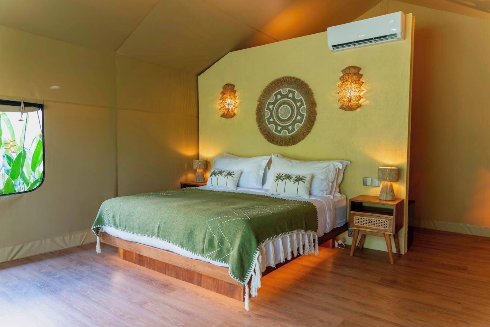 Superior Tent, 1 King Bed, Oceanfront | Egyptian cotton sheets, premium bedding, pillow-top beds, in-room safe