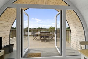 Cottage | Exterior - Chalet in Hertford With Lakeview Hot Tub (Hertford)