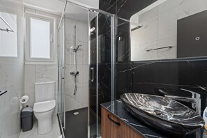 Hair dryer, towels