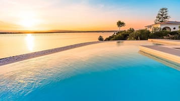 Una piscina riscaldata