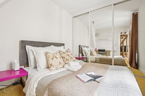 Apartment, 1 Double Bed with Sofa bed, Non Smoking, City View | 1 bedroom, iron/ironing board, cribs/infant beds, travel crib - Spacious 1BR in the Heart of Paris (Paris)