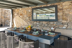 Restauration en plein air