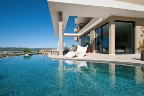 Pool - My Rental Homes - Villa Lola with panramic sea view and private pool (Ibiza)