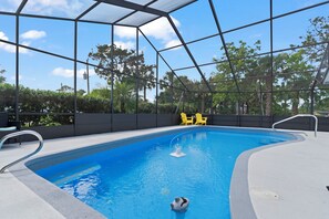 Pool - GameRoom | Canal | Large Dock | Pool | Pets OK! 6 beds (Palm Coast)