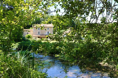 Rambling Water Mill in South West France. Perfect for families and friends,