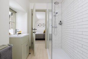 Shower, hair dryer