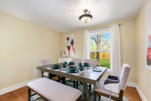 House, Multiple Beds, Patio, Garden View (118-G S Whitcomb - Group A&B) | Dining - Spacious Old Town Home Walk to Dining & Culture! (Fort Collins)