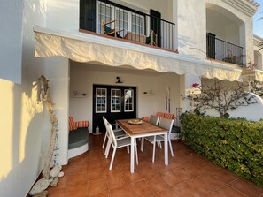 Outdoor dining - Non-detached house with swimming pool (Fornells)