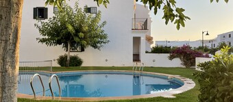 Non-detached house with swimming pool