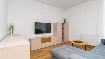 舒适公寓, 阳台 | 1 多间卧室、熨斗/熨衣板、免费 WiFi
