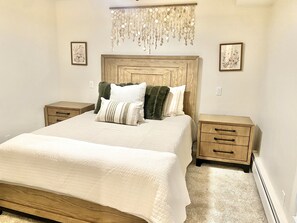 2 bedrooms, iron/ironing board, travel crib, WiFi