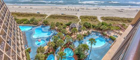 Indoor pool, outdoor pool