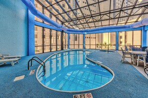 Indoor pool, outdoor pool
