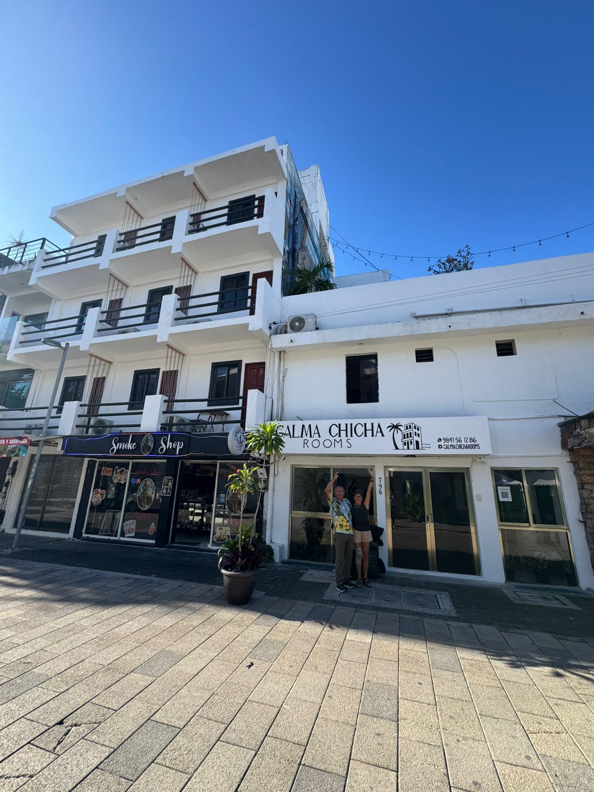 Façade de l’hébergement