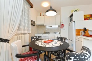 Apartment, 1 Bedroom, Terrace | Dining room - Charming Apartment With Balcony and Pool (Vodnjan)