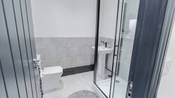 Shower, hair dryer